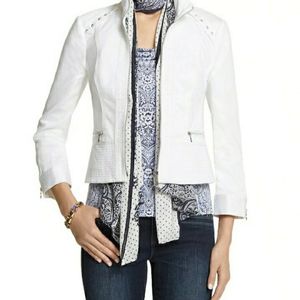 White House Black Market White Jacket